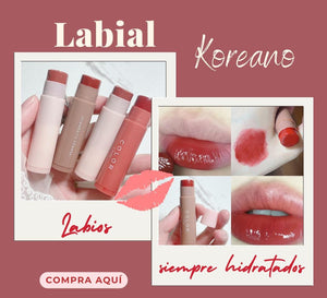 SET BÁLSAMO LABIAL KOREANO X 3 UNIDADES