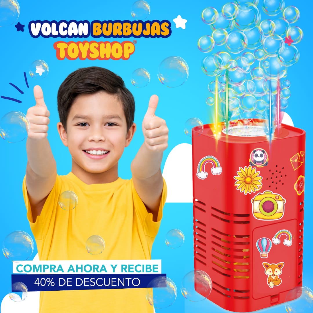 VOLCÁN BURBUJAS TOYSHOP